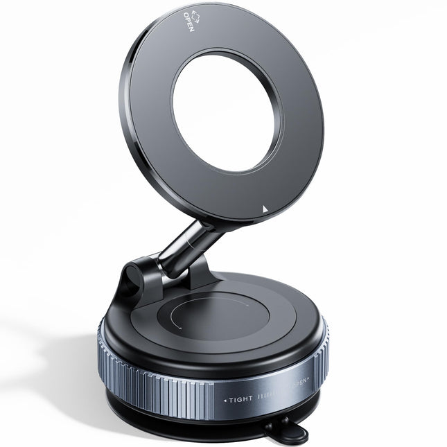 2026 Upgraded Vacuum Magnetic Car Phone Holder 360Â° Reinforced 96LBS Ultra Suction Cup Phone Mount for Magsafe Cell Pho