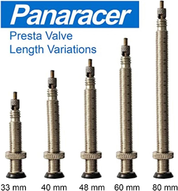 Panaracer Bicycle Tubes Presta Valve with Removable Core