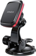 Apps2Car Magnetic Car Phone Mount with Adjustable Arm & 6 Strong Magnets Universal Dashboard Windshield Cell Phone Holder Compatible with All