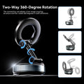Vacuum Suction Magnetic Phone Holder, Strong Suction Magnetic Car Phone Holder Mount Foldable Phone Stand for Iphone16/15/14/13/12,
