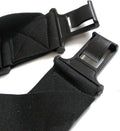 MELOTOUGH Belt Clip Suspenders For Men Heavy Duty, Outback Side Clip/Trucker Men's Suspenders with 2inch Width Elastic Black