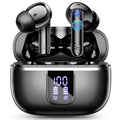 Wireless Earbuds, Bluetooth 5.4 Headphones in Ear Bass Stereo, Ear Buds with 4 ENC Noise Cancelling Mic, 38H Playtime with LED Display, IPX7