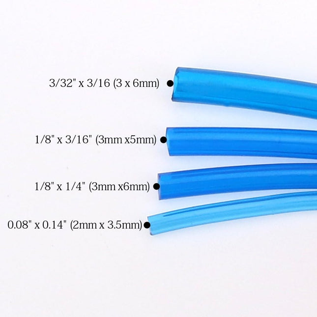 Hilitchi 20-Feet Petrol Fuel Line Hose Lubricant of 4 Sizes Tubing for Weedeater