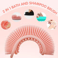 3 Pack Silicone Body Scrubber, Silicone Loofah Exfoliating Soft Body Scrubber, Silicones Body Brush Bath Shower Scrubber for Body, 2 in 1 Bath and