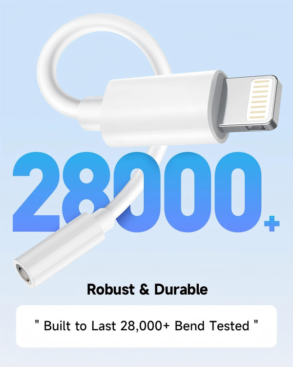 [Apple MFi Certified] 2 Pack Lightning to 3.5 mm Headphone Jack Adapter, iPhone Aux Adapter Converter Dongle Audio Cable Compatible with iPhone 14