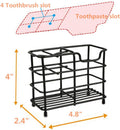 Toothbrush Holder for Bathrooms,Black Small