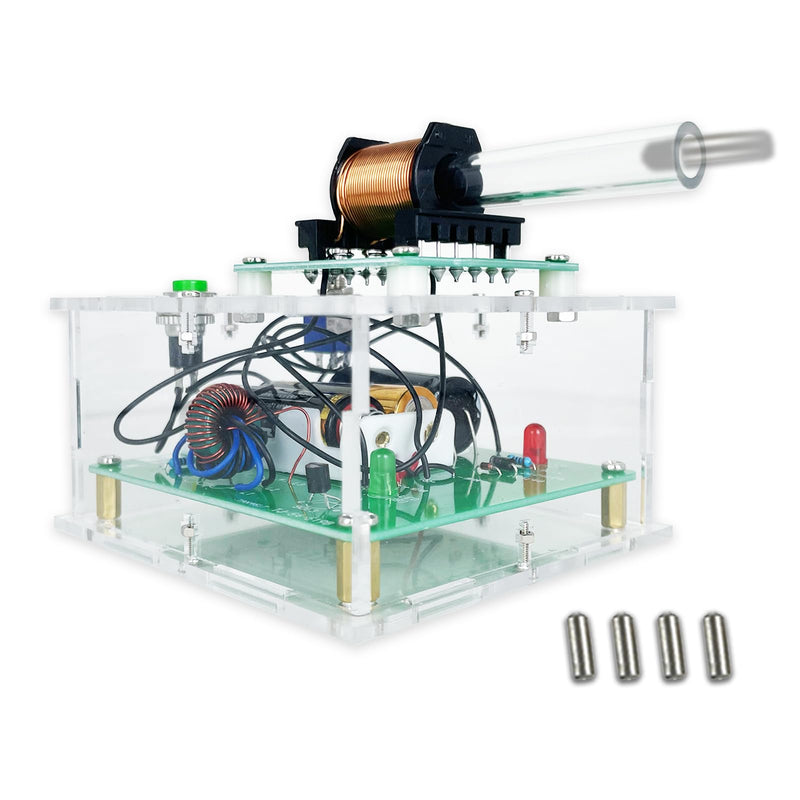Soldering Practice Kits Electromagnetic Emitter DIY Soldering Project Electronic Kits Mini Voltage Converter Module Suitable for Students