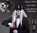 Go Ho Makeup Clown Black Cream-Blendable Stick - Face Body Paint for Professional SFX, Cosplay Costume - Safe Facepaint, Nose & Lip Smacking, Eye