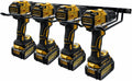 Drill Holder, Power Tool Organizer, Wall Mount 4 Cordless Metal Shelf Holder, Utility Storage Rack for Dewalt Cordless Tools for father day gifts