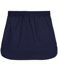 Izod Girls' School Uniform Pull-on Scooter Skirt with Undershorts, Knit Waistband & Functional Pockets, Wrinkle Resistant 10 Navy