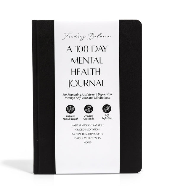 FINDING BALANCE 100-Day Mental Health Journal Ã¢ÂÂ Daily Journal with Prompts 