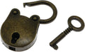 Antique Embossing Decorative Brass Hasp Clasp Latch Lock with Screws for Jewelry Box Ordinary Box Wooden Case Furniture Decoration (Bronze)