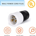 50 Amp Twist Lock Plug,50 Amp Generator Plug Male,125/250 VAC Generator Power Cord Connector