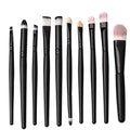 Makeup Brushes ZHIYE Make up Brush Set 20 Pcs Professional Face Eyeliner for Foundation Blush Concealer Eyeshadow with Travel Black