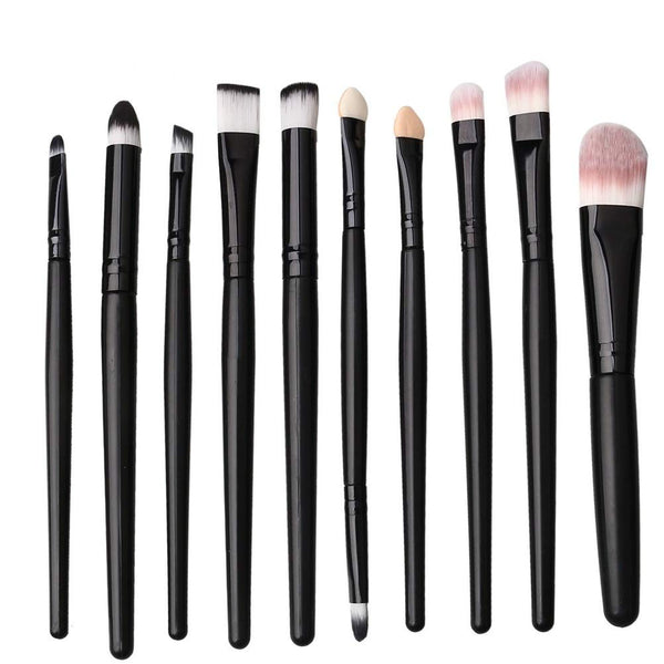 Makeup Brushes ZHIYE Make up Brush Set 20 Pcs Professional Face Eyeliner for Foundation Blush Concealer Eyeshadow with Travel Black