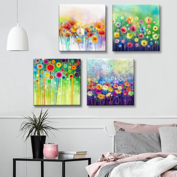 dgbtcart Succulent Plants Bathroom Decor Wall Art, Green Cactus Pictures Canvas Print, Botanical Paintings for Bedroom Living room Office