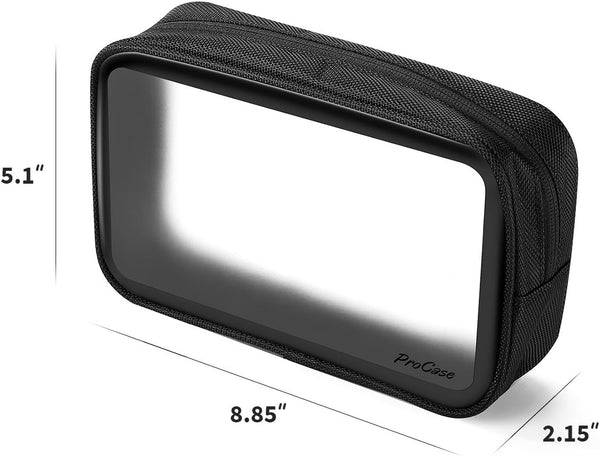 Procase Gadgets Bag Pouch Electronics Accessories Organizer Travel Gear Storage Case Bag for Hard Drive Mouse USB Cables Power Bank Charger Power