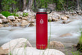 Water Bottle - 32 Oz, Wide Mouth, Premium Stainless Steel Lid/Bottle, Double Walled Vacuum Insulated, Thermo Mug, Metal Flask, Leak Proof,