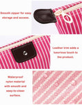 THTAJ 2 Pack Make Up Bag for Traveling,Preppy make up bag,Toiletry Bag,Nylon Cosmetic Bag,Light Pink Makeup Bag,Skin Care Bag，Tiny Makeup Bag