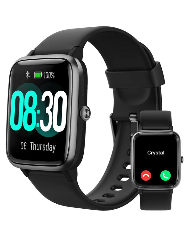 GRV Smart Watch for Ios and Android Phones (Answer/Make Calls), Watches for Men Women IP68 Waterproof Smartwatch Fitness Tracker Watch with Heart