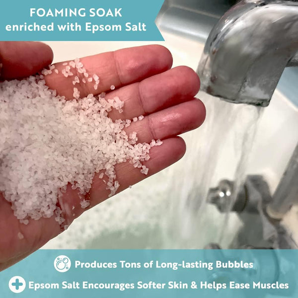 Wellness by Village Naturals Therapy, Hydrate Foaming Bath Soak, 36 Oz, Pack of 2