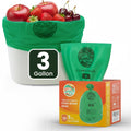 Compost Bags 3 Gallon,100 Count,Compost Food Scrap Waste Bags Fits Countertop Bin,Small Kitchen Food Scrap Waste Bags,Compost Bin Bags,Certified