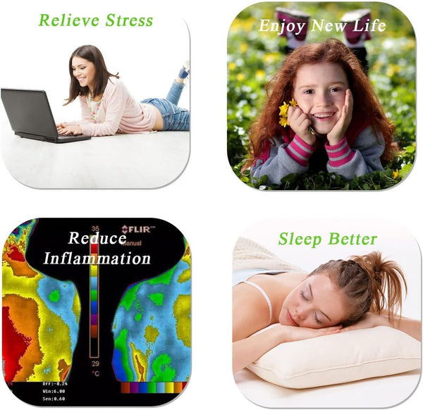 Grounding Mat, Grounding Bed Foot Mat with 1 Grounding Cord Indoor Mat Improving Sleep Health Grounding Therapy Reduce Anxiety Inflammation Pain