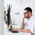 Suptek TV Wall Mount Swivel Tilt Rotation Full Motion Adjustable Articulating for Most 15-32 Inch LED, LCD Monitor Wall Mount VESA 75,100 (MA2720)