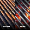 BBQ-AID All Angles BBQ Grill Brush for Outdoor Grill Ã¢ÂÂ Cleans All Angles, Large Wooden Handle, and Stainless Steel Bristles - BBQ Brush for Grill