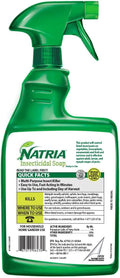 NATRIA Insecticidal Soap for Plants Indoors, Ready-to-Use Garden Bug Treatment, Insect Killer for Indoor and Outdoor Plants, 24 Ounce