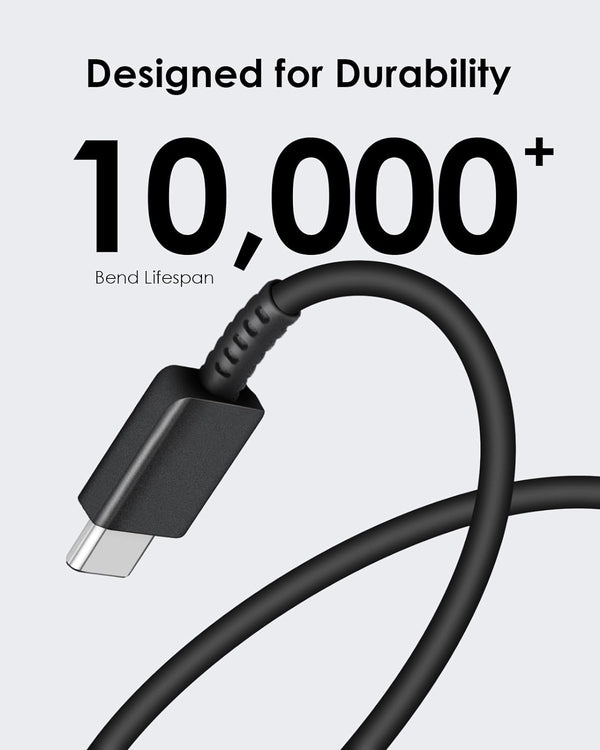 AISNI USB C Charger, 2 Pack 25W Type C Charger Fast Charging with USBC Chargers Cable 6 FT Android Phone Charge for Galaxy S25/