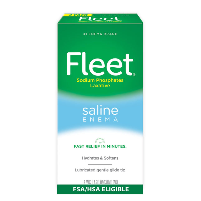 Fleet Adult Enema, 4.5 Fl Oz (Pack of 2) Enema 9 Fl Oz (Pack of 1)