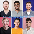 Blue Light Blocking Glasses, 2 Pack Blue Light Glasses Men, Blue Light Glasses Women Eyeglasses Bluelight Eyestrain Black + Clear