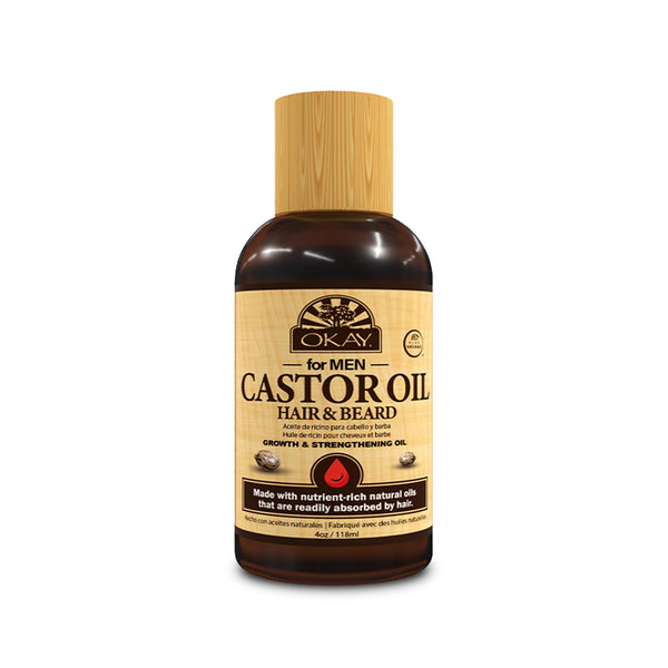 OKAY MEN BEARD HAIR GROWTH OIL 4Oz