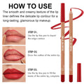 12 Colors Lip Liner Set, Matte Finish Series Lip Liners Pen, Set A | for Women, Long Lasting Waterproof Smooth High Pigmented Lip Pencil for Daily