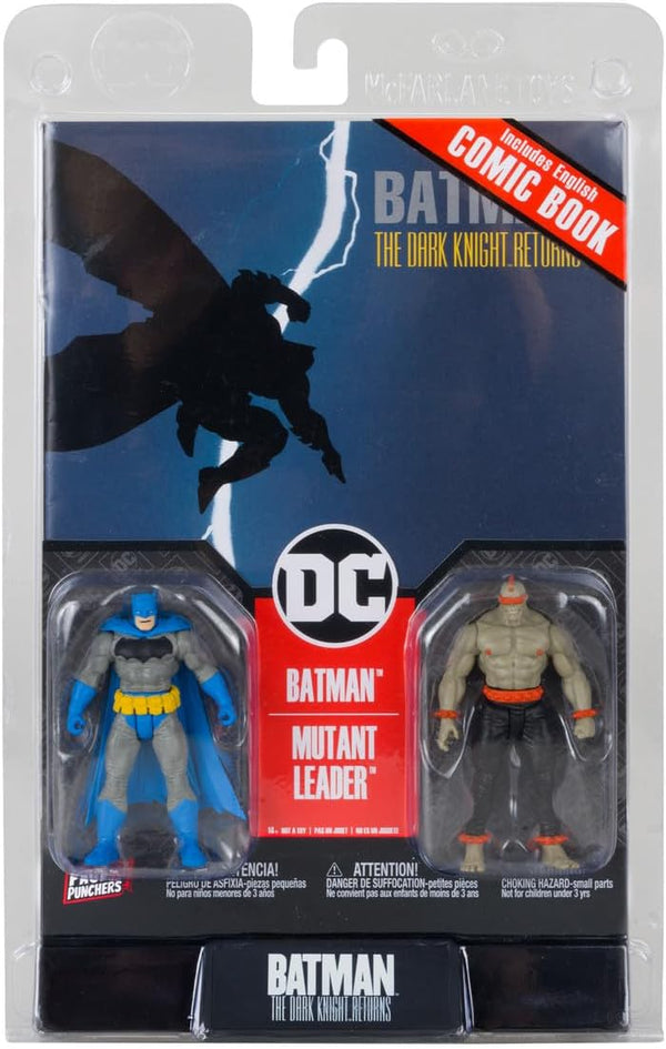 McFarlane Toys - DC Direct Page Punchers 2pk Batman & Mutant Leader 3in Figures with Comic