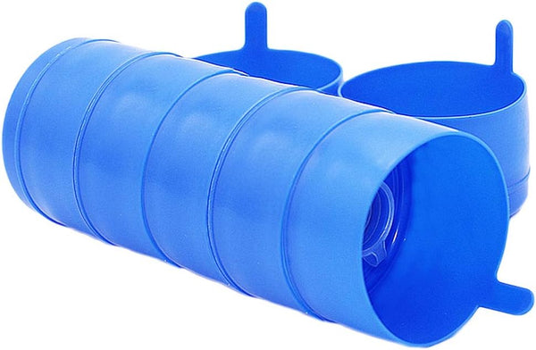 Zddaoole 30 Pack Non Spill Caps,Reusable 55mm 3 and 5 Gallon Water Bottle Snap On Cap,Replacement Non-Spill Anti Splash Water Jug Caps