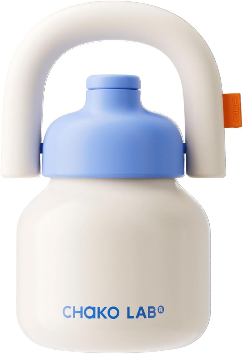 Water Bottle with Straw and Carry Handle | Wide Mouth Vacuum Insulated Stainless Steel Metal Thermos Bottles | Reusable, Leak-Proof and Bpa-Free |
