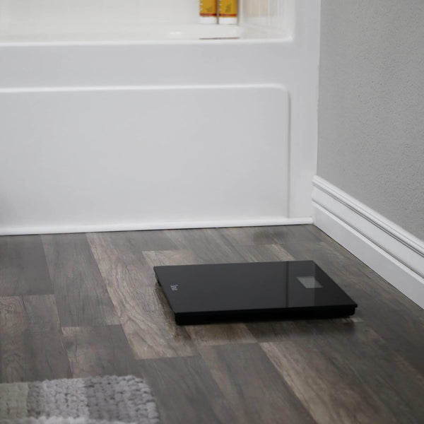 DMI Digital Talking Bathroom Scale, Sleek Tempered Glass, Clinically Accurate Measurements, Large LCD Screen, 440 lb. Weight Capacity 1