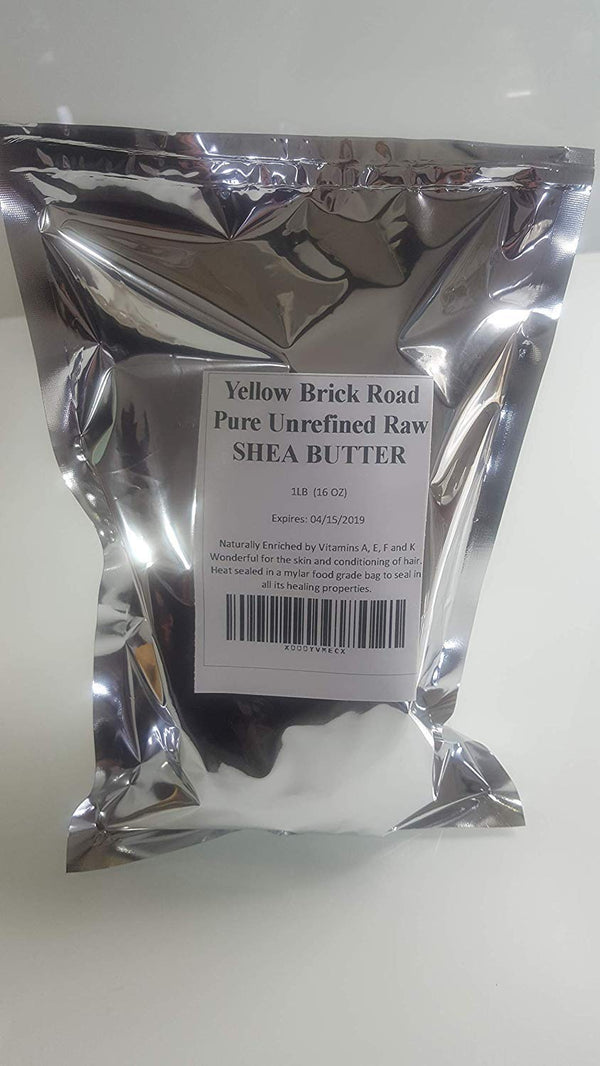 Yellow Brick Road 100% Raw Unrefined Shea Butter-African Grade a Ivory 1 Pound (16Oz)Ã¢ÂÂ¦