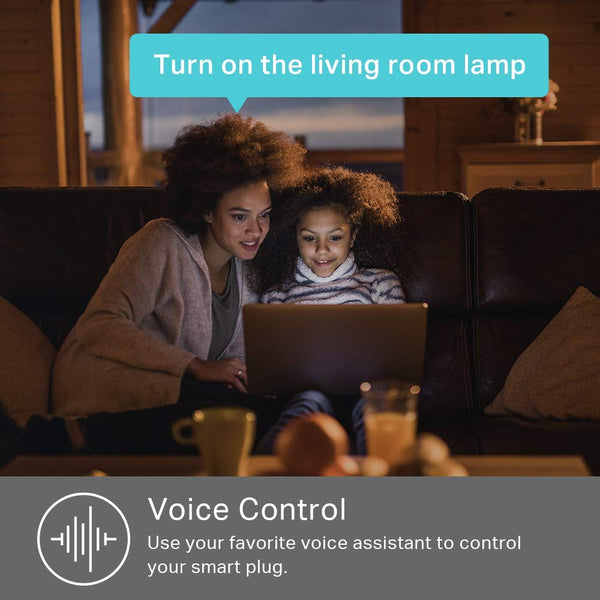 Kasa Smart Plug HS103P4, Wi-Fi Outlet Works with Alexa, Echo, Google Home & IFTTT, No Hub Required, Remote Control, 15 Amp, UL Certified, 4-Pack,