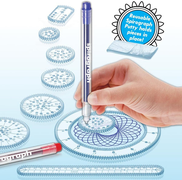 Spirograph Design Set Collectors Tin Ã¢ÂÂ Arts and Crafts, Kids Toys, Art Supplies, Craft Supplies, Drawing Kit, Spiral Art, Classic Gear Design