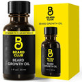 The Beard Club - Beard Growth Oil with Natural Castor & Avocado to Grow Thicker, Fuller Facial Hair, Fill in Patches and Stimulate Healthier