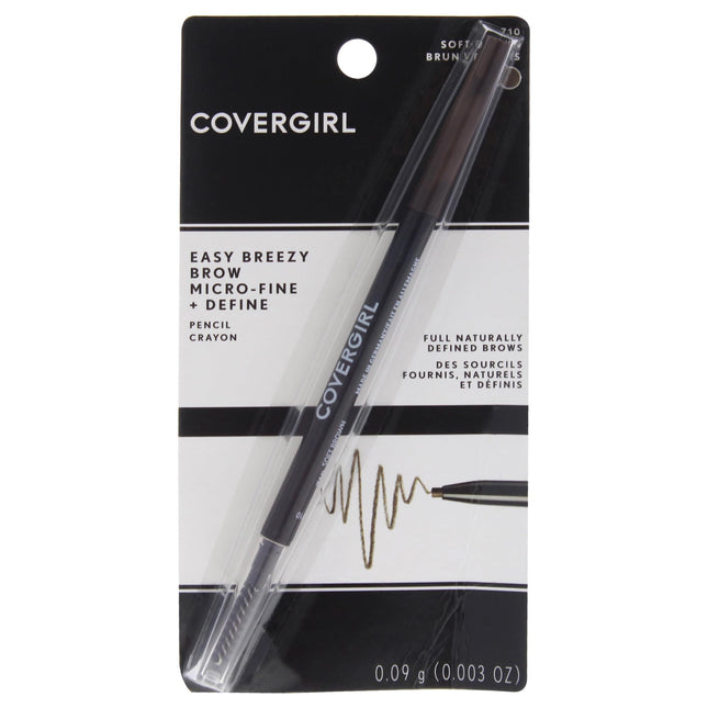 COVERGIRL - Easy Breezy Brow Micro-Fine + Define Pencil, Micro-Fine Tip, No Shar
