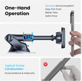 APPS2Car Magnetic Phone Mount for Car, Dashboard & Windshield Suction Cup Holder with Telescopic Arm, Requires Metal Plate for Proper Use, Fit for