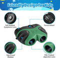Easter Gifts for 3-12 Years Old Boys, VNVDFLM Compact 8x21 Shock Proof Green Binoculars for Bird Watching Kids Telescope for Teens Toys for 5-10