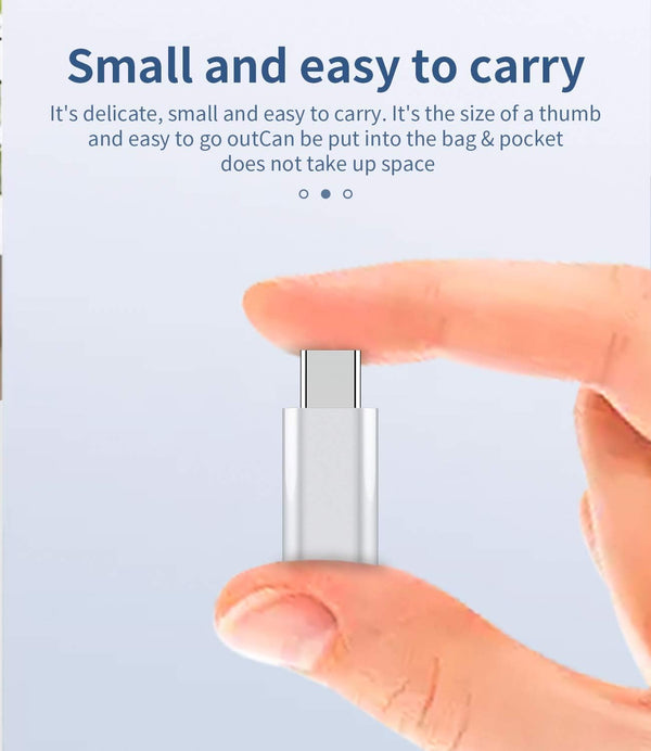 3 Pack USB C Male to Lightning Female Adapter, Compatible with iPhone 12, 11 Pro Max, iPad Air, Samsung Galaxy Note S20, S21 - DURABLE & CONVENIENT