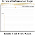 Weekly Productivity Dashboard - 8.5" x 11" Dashboard Desk Notepad Has 6 Focus Areas to List Tasks for Goals, Projects, Clients, Academic or