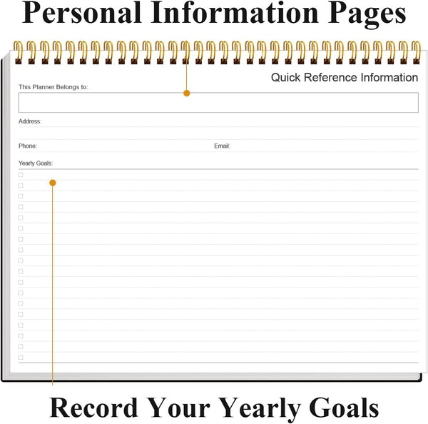 Weekly Productivity Dashboard - 8.5" x 11" Dashboard Desk Notepad Has 6 Focus Areas to List Tasks for Goals, Projects, Clients, Academic or