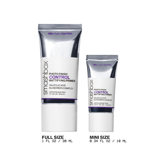 Smashbox Photo Finish Control Mattifying Makeup Primer | Pore-Minimizing, Oil-Controlling Primer that helps Reduce Shine | Silkscreen Complex,